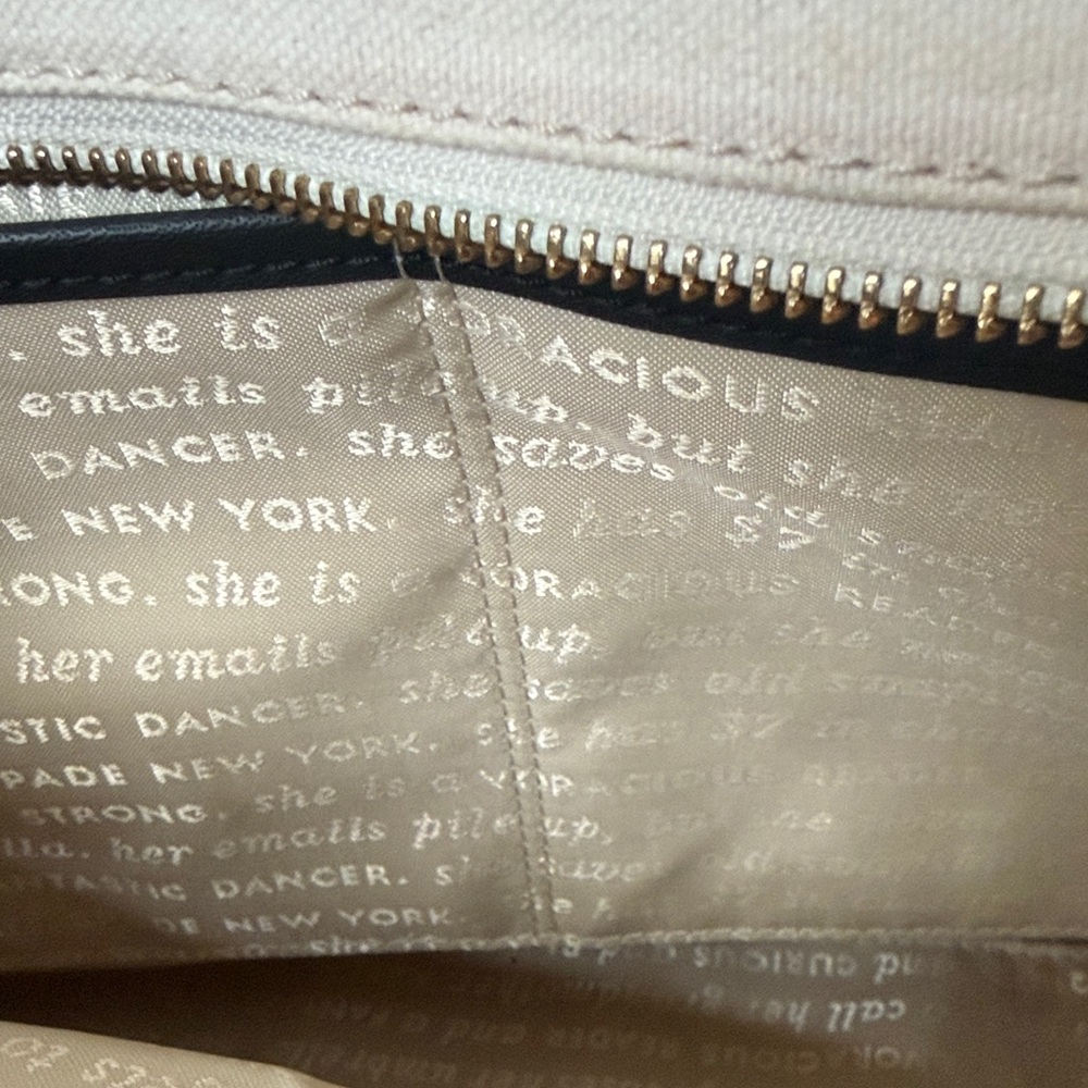 Kate Spade Love Birds Francis Wink Cocktails Kisses Tote- Hard to Find!! st - Picture 12 of 13